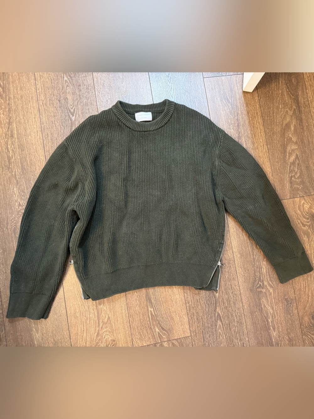 Olive Green Crewneck Sweater